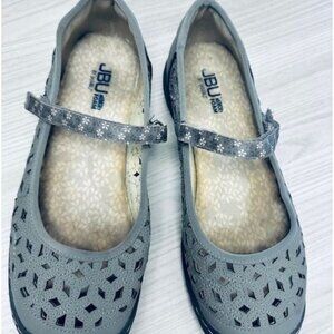 JBU By Jambu Wildflower Cutout Mary Jane Effortless Memory Foam Shoes Flats 9M